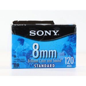 Sony 120 min 8 mm Standard Video Cassette (P6-120MPL)